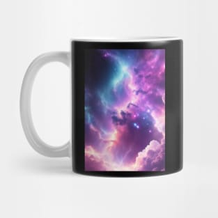 Illustration of Space with Vivid Colors Mug